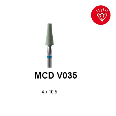 Punta abrasiva ceramica-zirconio MCD V035