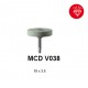 Punta abrasiva ceramica-zirconio MCD V038