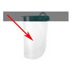 KIT 20 mascherine in policarbonato di ricambio per Safe Visor
